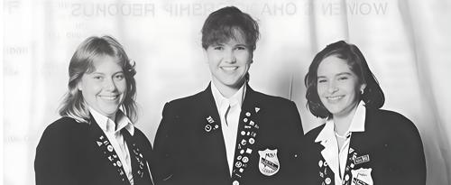 Captain Carolyn Frech, Irene Mezgravis, Karina Reveron